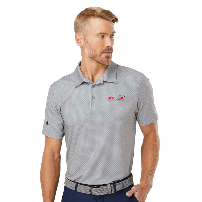 Adidas Diamond Dot Print Polo